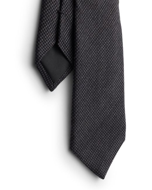 Prada White Wool And Silk Tie for men