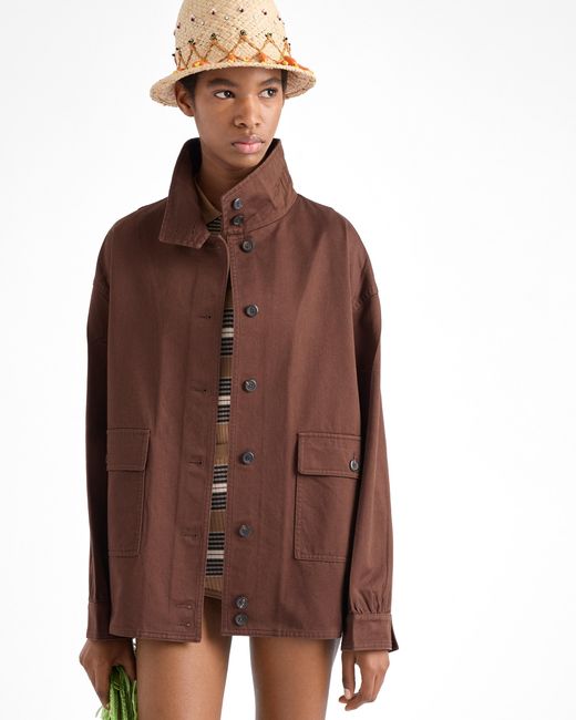 Giubbotto di Prada in Brown