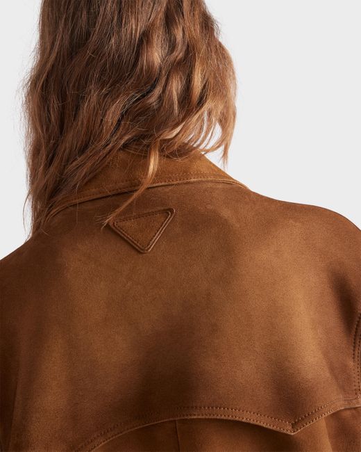 Prada Brown Suede Jacket