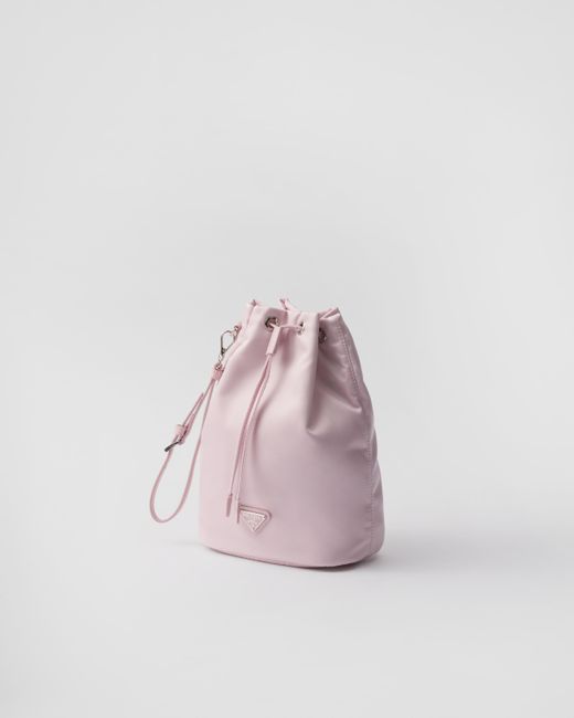 Prada Pink Pouch Aus Re-Nylon