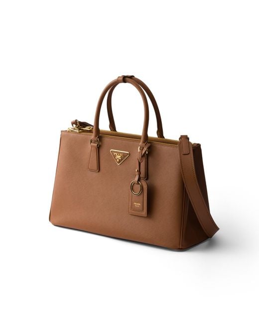 Prada Brown Galleria Large Saffiano Leather Bag