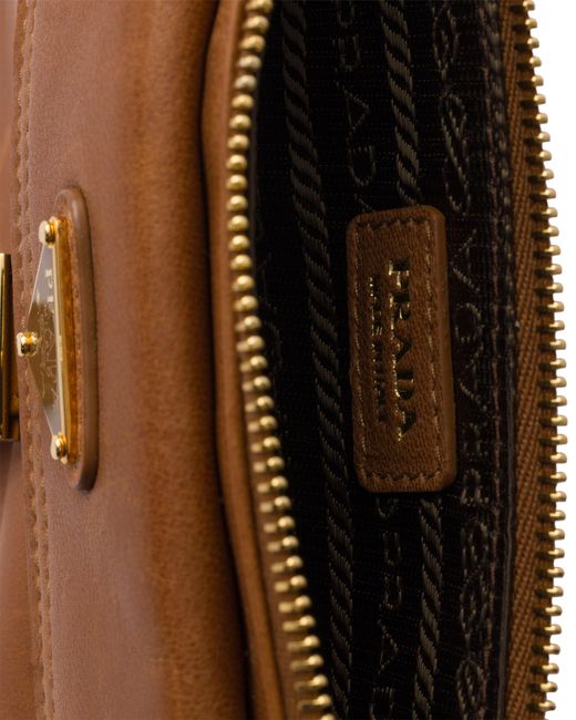 Portafoglio di Prada in Brown