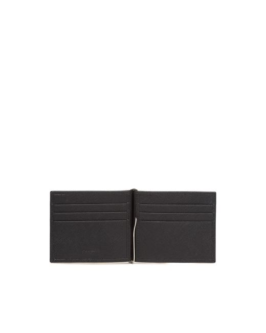Prada White Saffiano Leather Wallet for men