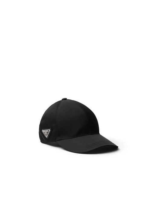 Prada Black Re-Nylon Baseball Cap