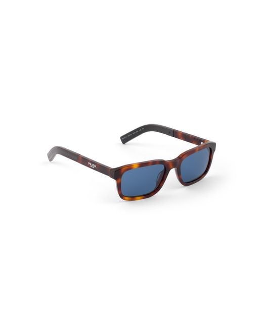 Prada Blue Sunglasses With The Logo for men