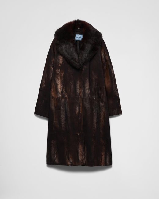 コート PRADA SINGLE-BREASTED COAT IN PRINTED COTTON Prada Single-Breasted Duchesse Coat | Saks Fifth Avenue