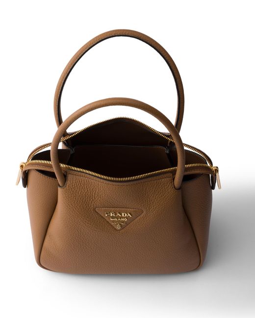 Borsa A Mano Liaison Small di Prada in Brown