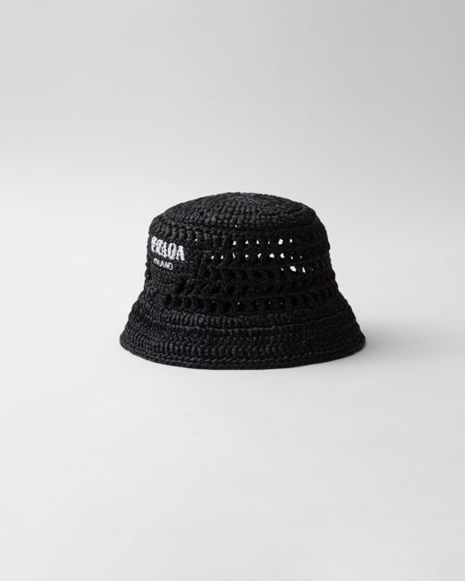 Prada Black Bucket Hat