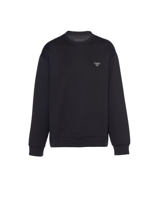 Sudadera De Algodón Técnico, Hombre, Talla Prada de hombre de color Blue