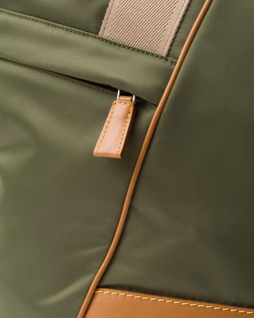 Prada Green Re-Nylon And Leather Duffel Bag