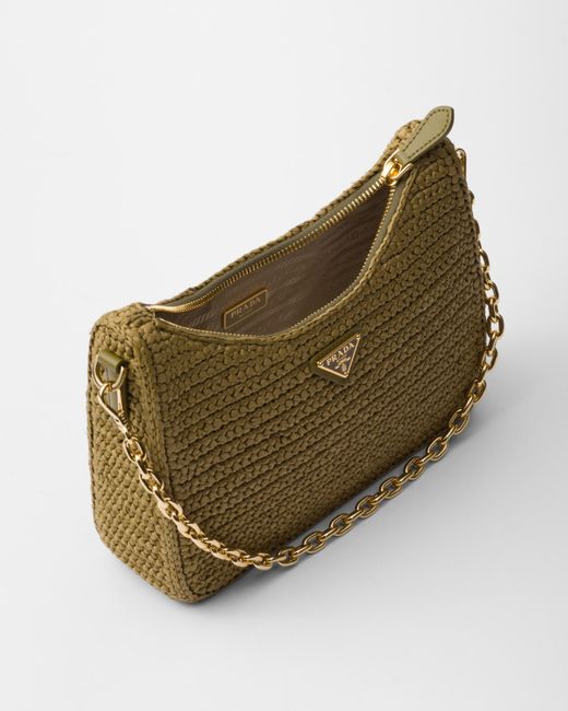 Prada Green Re-Edition 2005 Crochet Bag