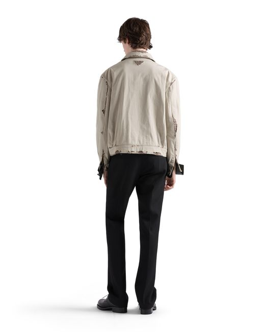 Giubbotto di Prada in White da Uomo