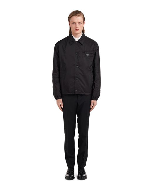 Prada Black Re-Nylon Blouson Jacket for men