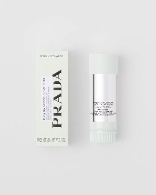 Prada White Monochrome Soft-Matter Lippenstift Nachfüllpackung