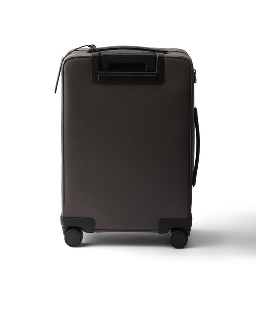 Prada Black Saffiano Leather Trolley