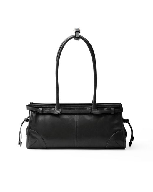 Borsa A Mano Bonnie Medium di Prada in Black