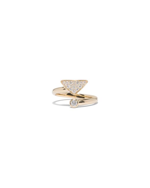 Prada White Eternal Contrarié Ring