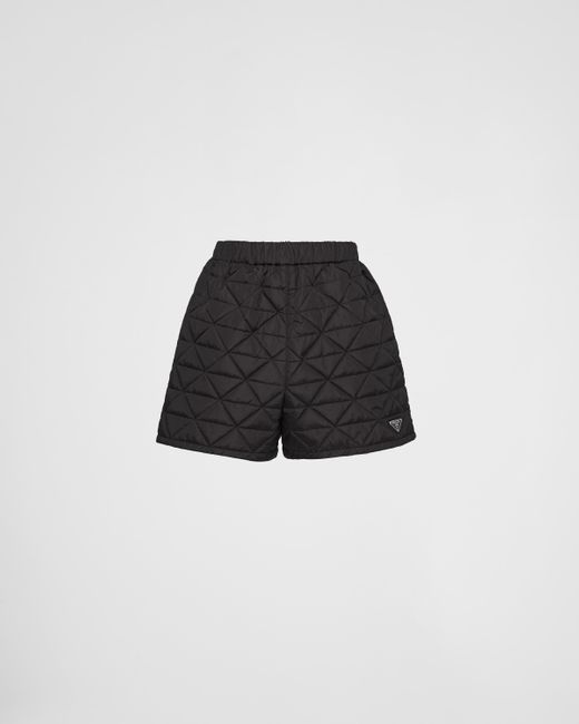 Prada Black Re-Nylon Shorts