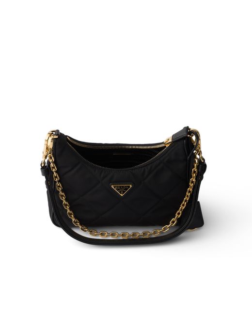 Prada Black Re-Edition Quilted Re-Nylon Mini-Bag