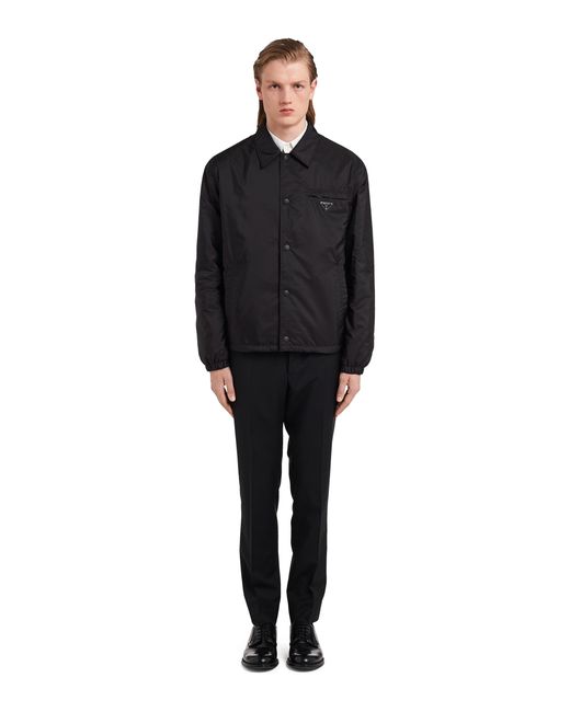 Prada Black Re-Nylon Blouson Jacket for men