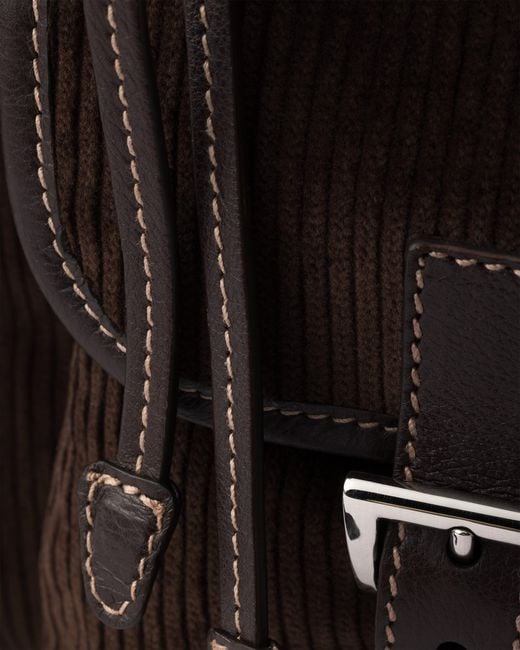 Zaino Medium di Prada in Black