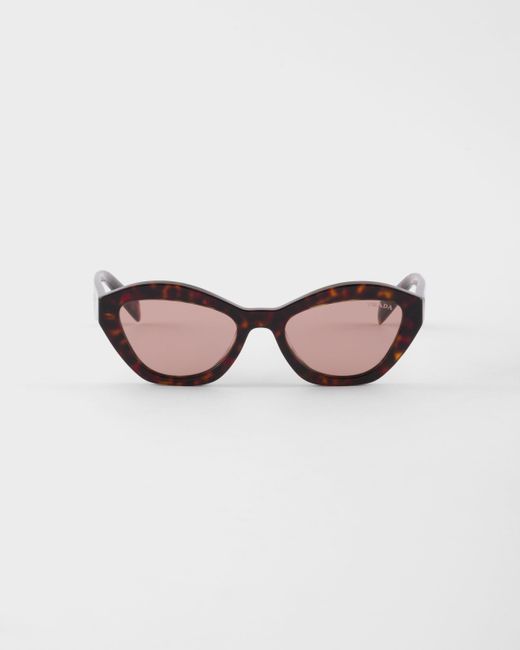 Occhiali Da Sole Con Logo di Prada in Pink