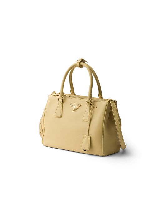 Borsa Galleria Medium di Prada in Metallic