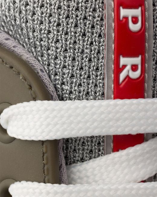 Prada Multicolor America's Cup Soft Rubber And Bike Fabric Sneakers for men