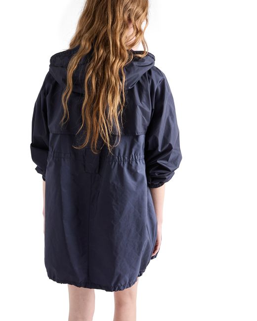 Prada Blue Lightweight Re-Nylon Hooded Raincoat