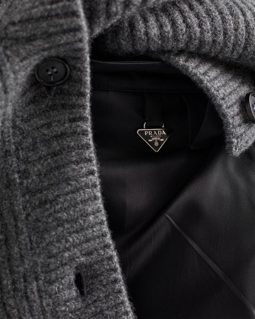 Prada Black Flared Re-Nylon Skirt
