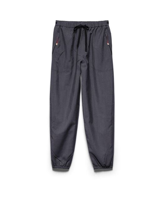 Prada Blue Light Mohair Joggers