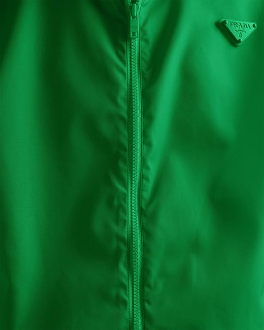 Prada Green Re-Nylon Rain Jacket