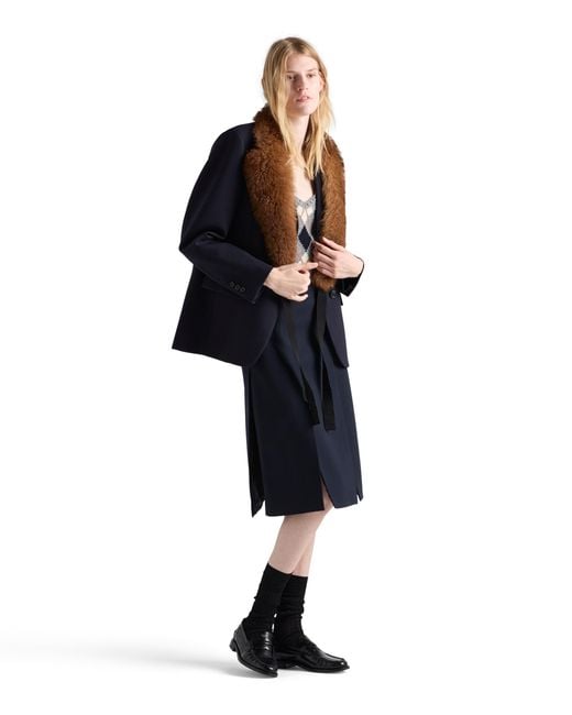 Prada Black Wool Skirt