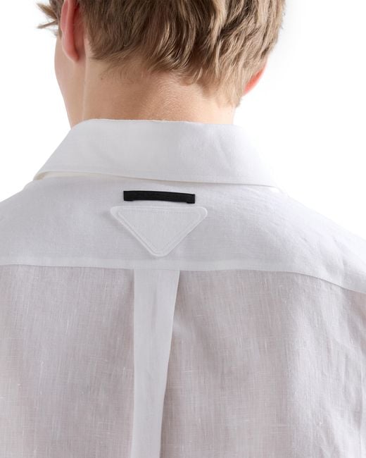 Camicia di Prada in White da Uomo