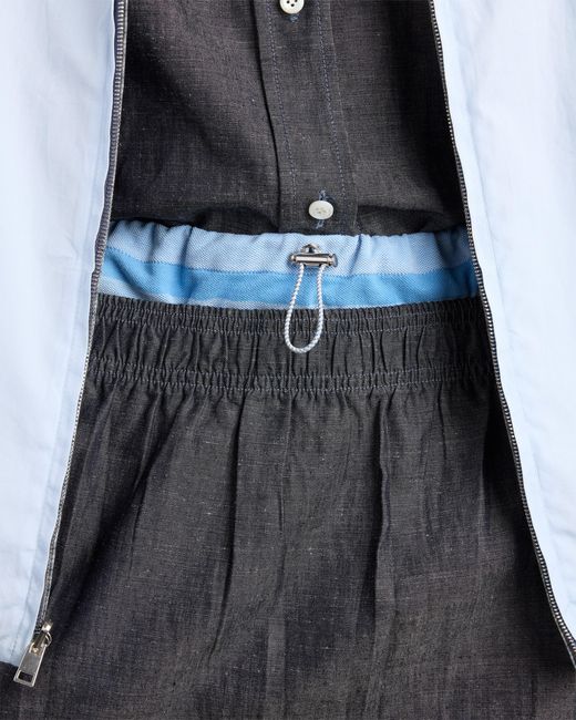 Jupe En Chambray, Femme, Taille Prada en coloris Black