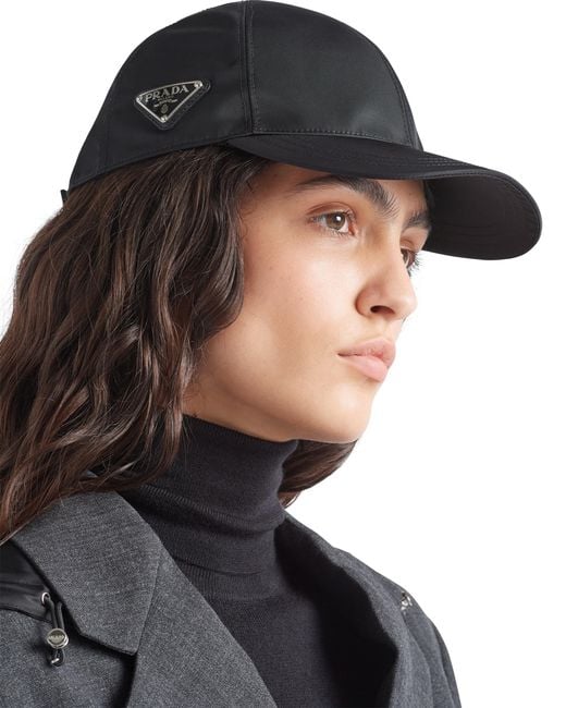 Prada Black Re-Nylon Baseball Cap