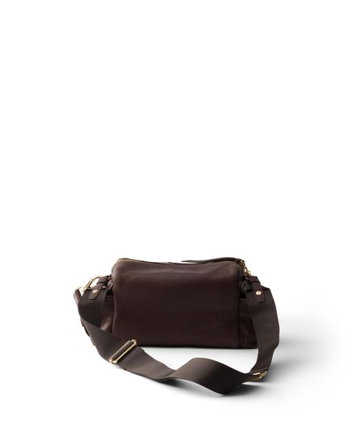Borsa Explore Small di Prada in Brown