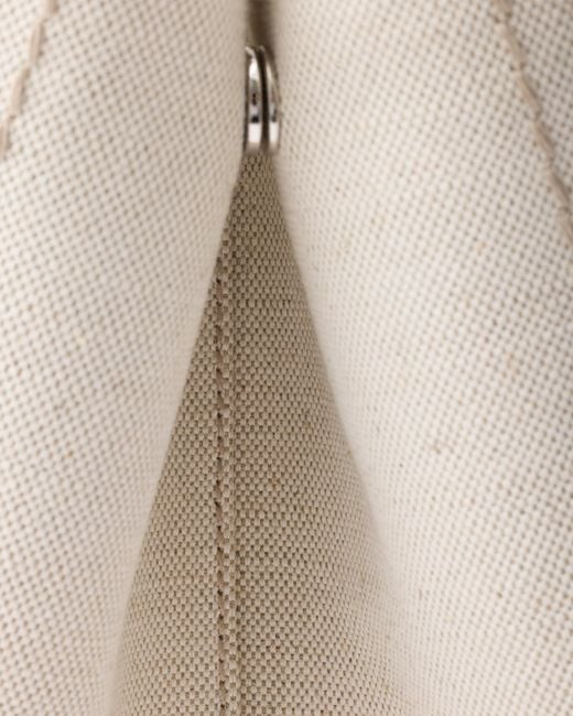 Prada Natural Jardinière Extra-Large Linen Blend Tote Bag for men