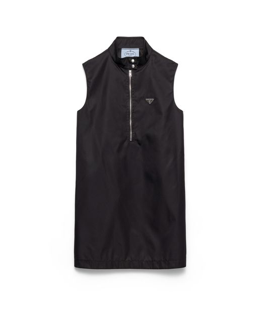 Prada Black Sleeveless Re-Nylon Dress