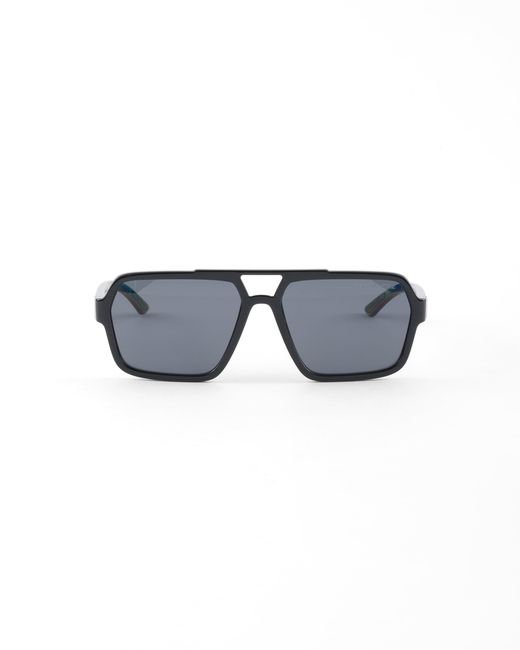 Prada Blue Linea Rossa Sunglasses, Lens for men