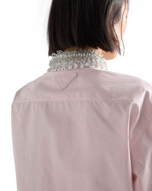 Prada Pink Poplin Shirt