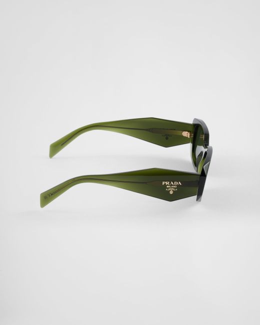 Occhiali Da Sole Symbole di Prada in Green