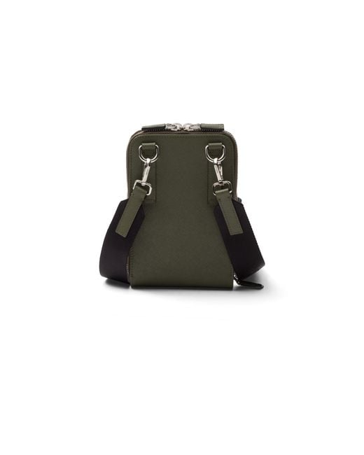 Porta Smartphone di Prada in Green da Uomo