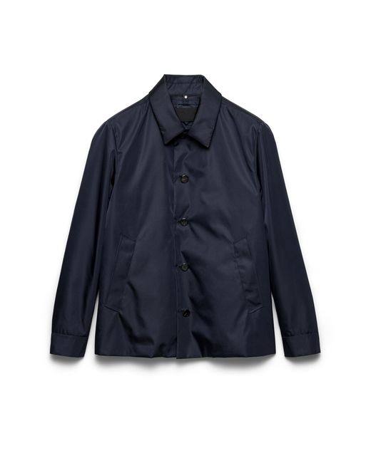 Prada Blue Re-Nylon Blouson Jacket for men