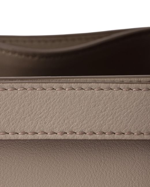 Prada Multicolor Buckle Small Leather Handbag With Double Belt