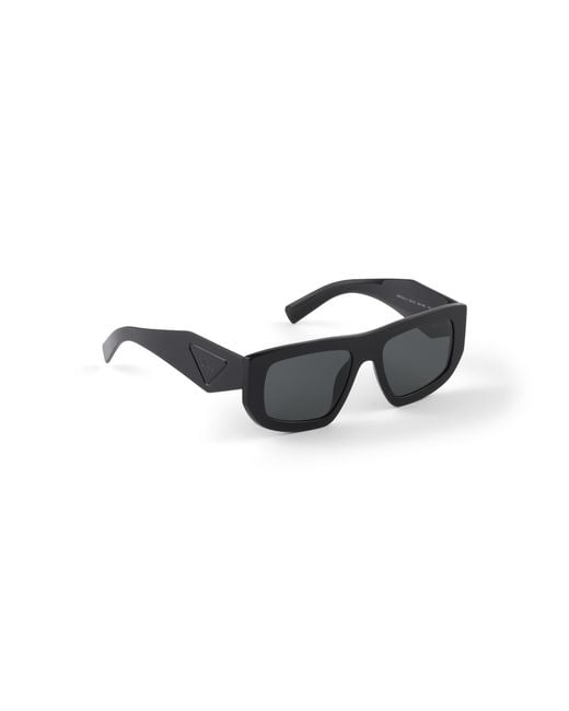 Gafas De Sol Con Logo Triangular, Mujer Prada de color Multicolor