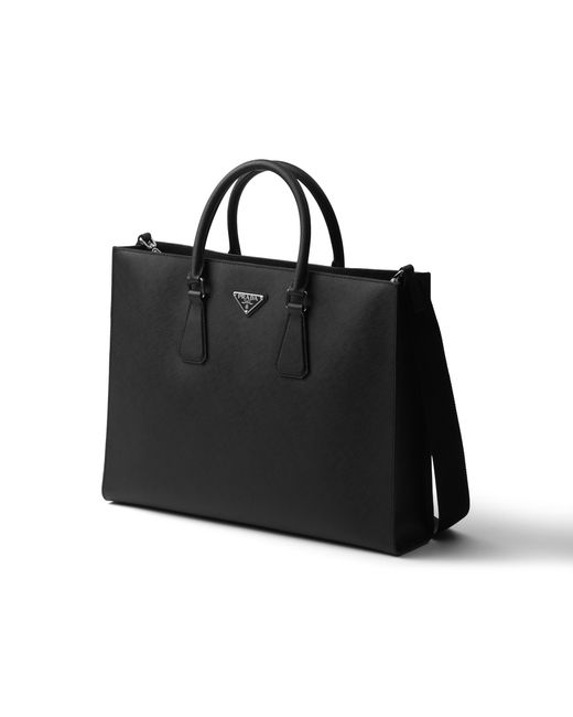 Borsa Shopping di Prada in Black da Uomo