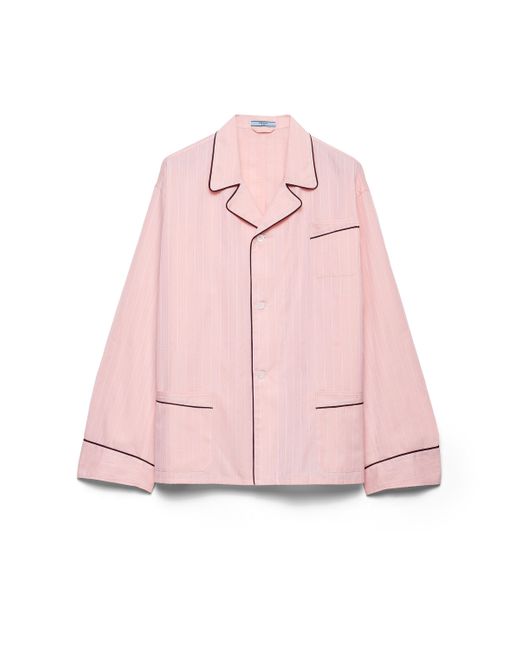 Camisa De Algodón, Mujer, Talla Prada de color Pink
