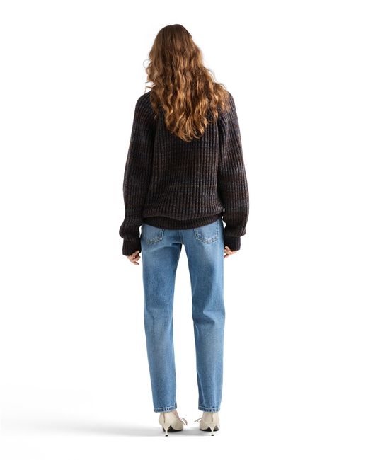 Prada Blue Straight-Leg Denim Jeans
