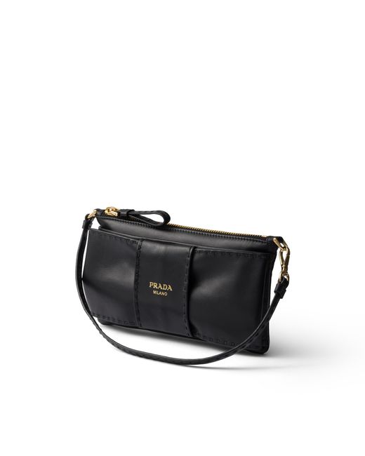 Pouch Con Zip di Prada in Black